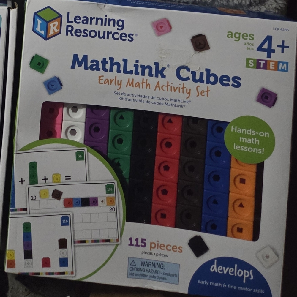 MathLink Cubes Early Math Activity Set - Multicolor